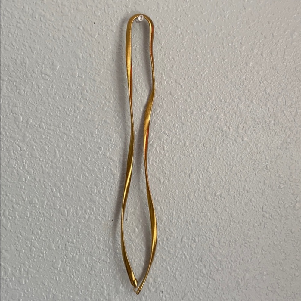 Gold Snakeskin Necklace